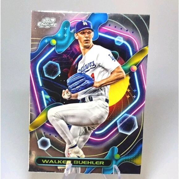 2023 Topps Cosmic Chrome - Walker Buehler #144 - Picture 4 of 5